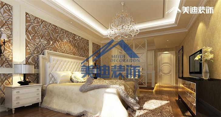 长沙中隆国际玉玺装修案例-卧室