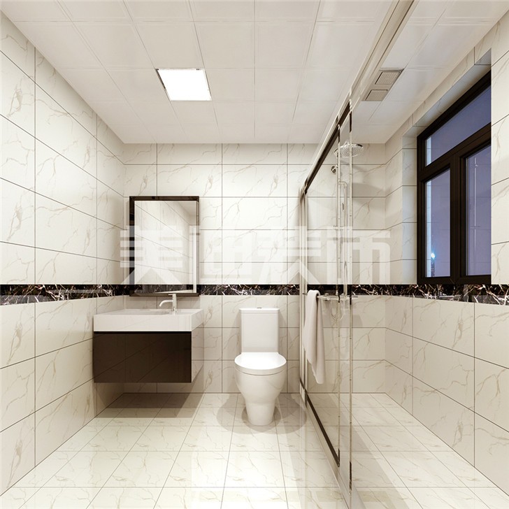 长沙中建信和城115平装修案例-卫生间