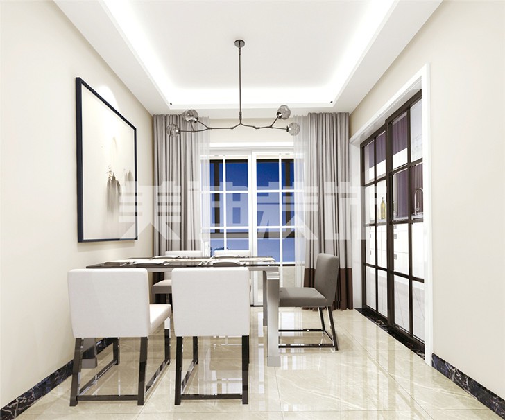 长沙中建信和城115平装修案例-餐厅