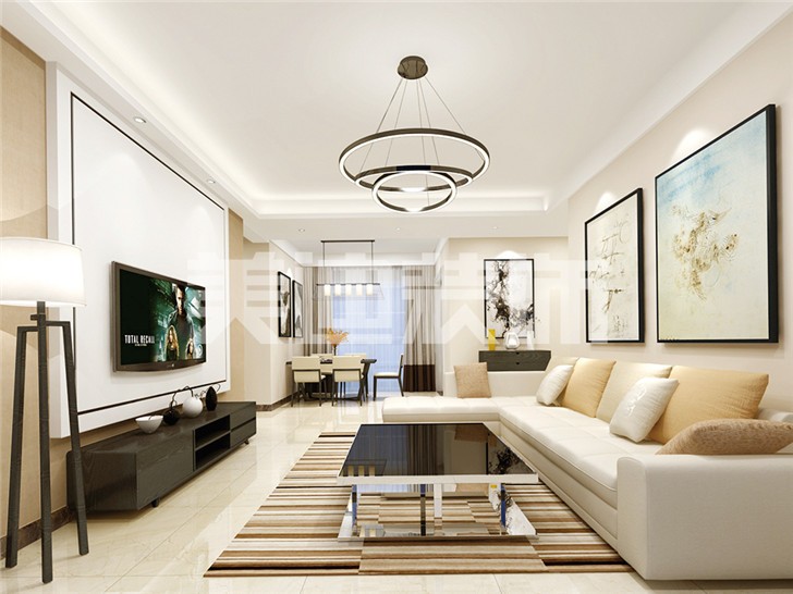 中建信和城115平米装修案例-客厅