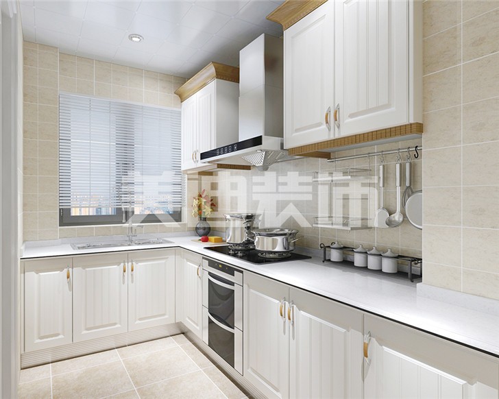 长沙中建信和城115平米装修案例-厨房