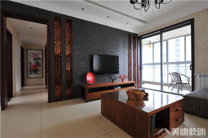 长沙君悦香邸装修案例-客厅