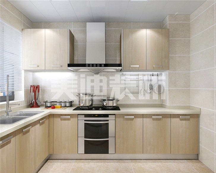 长沙90平装修案例-厨房