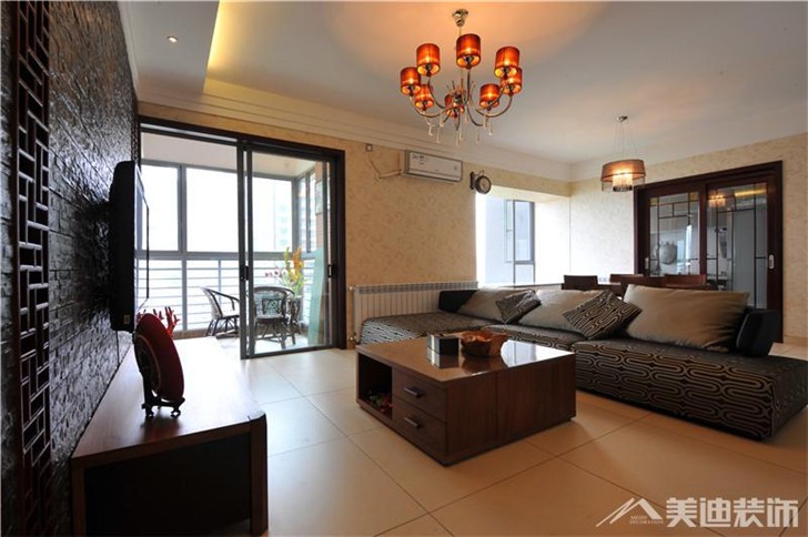 长沙君悦香邸装修案例-客厅