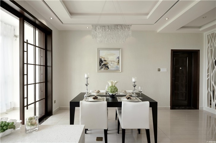 长沙龙泉美墅装修案例餐厅