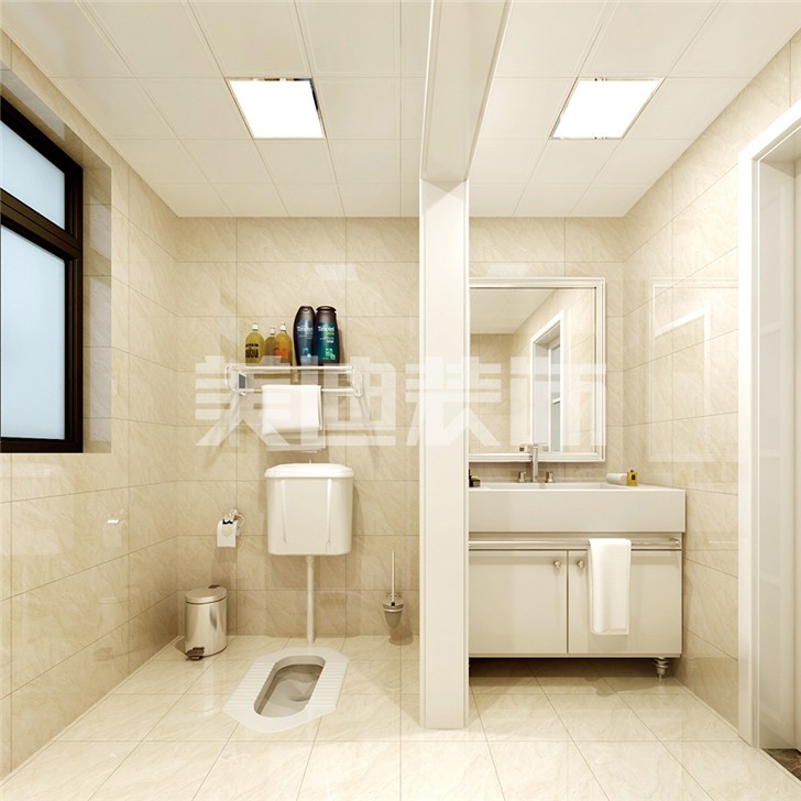 长沙中建信和城115平米装修案例-卫生间