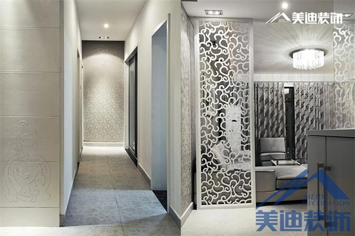 长沙现代简约装修案例-过道