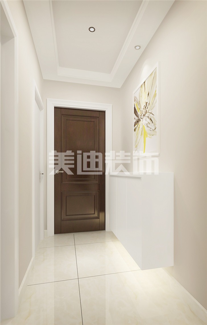 长沙90平装修案例-玄关