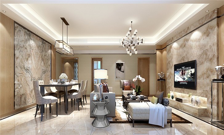 保利国际-装修案例-餐厅