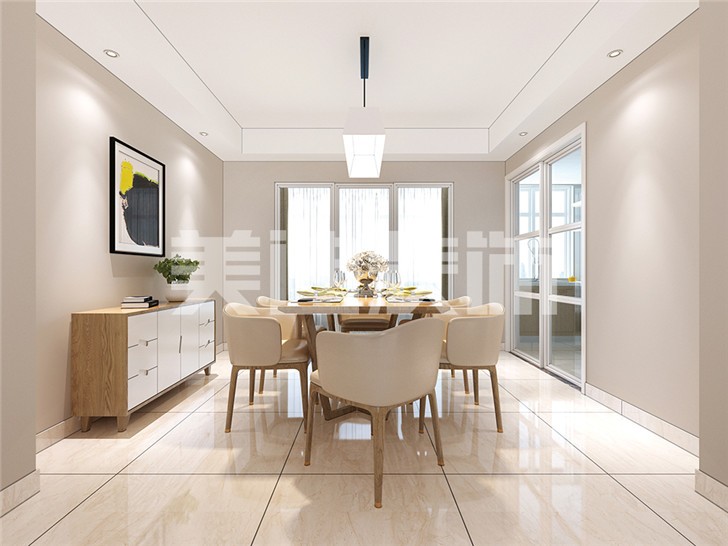长沙120平装修案例-餐厅