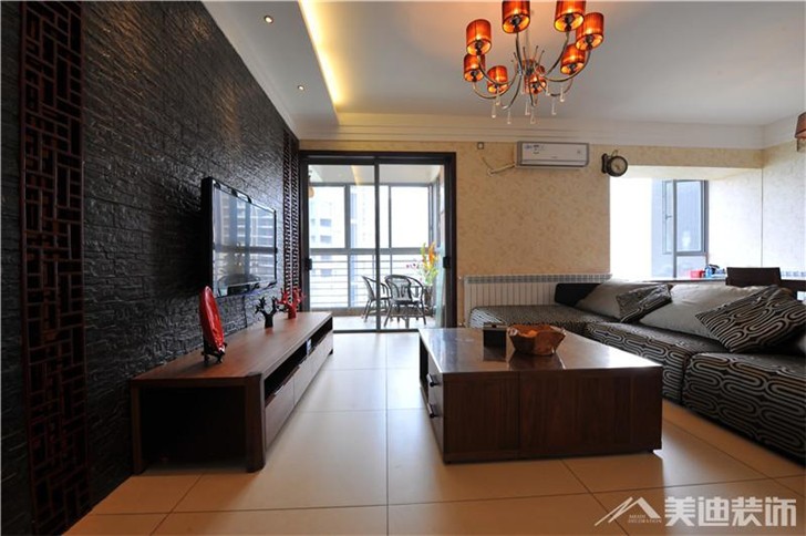 长沙君悦香邸装修案例-客厅