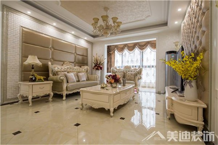 长沙湘江世纪城案例-客厅