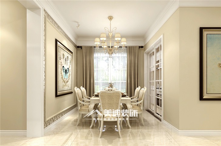 美迪整装4号产品装修效果图-餐厅