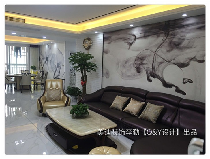 鑫旺园现代风格装修案例-客厅