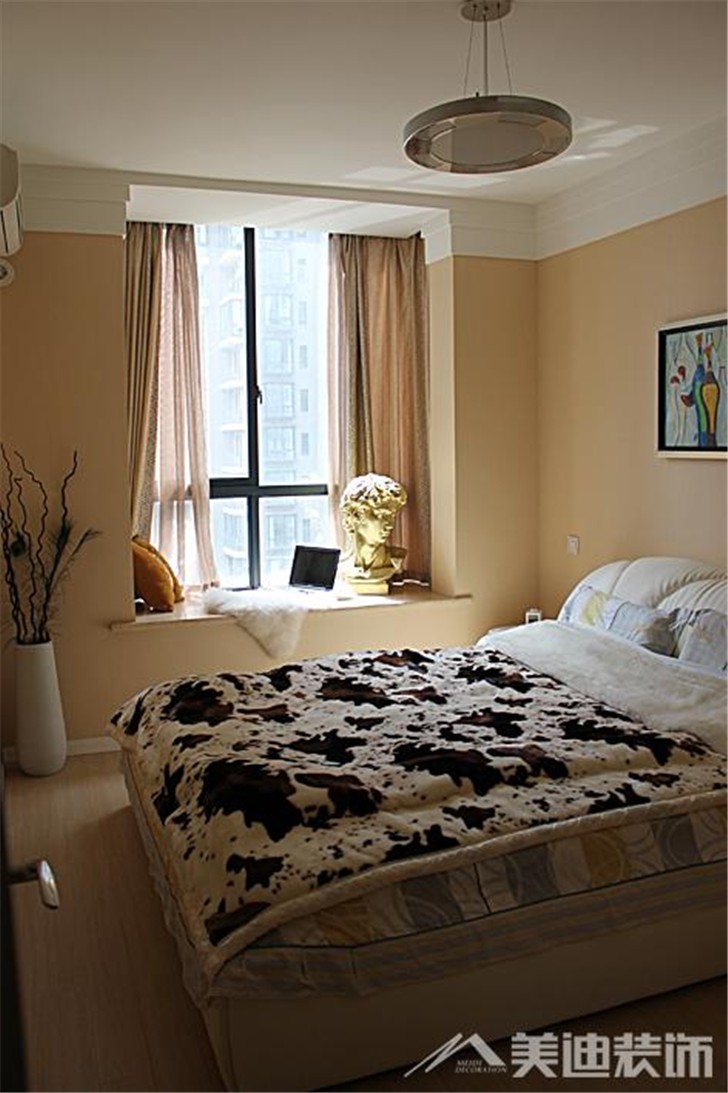 长沙湘江世纪城装修案例-卧室