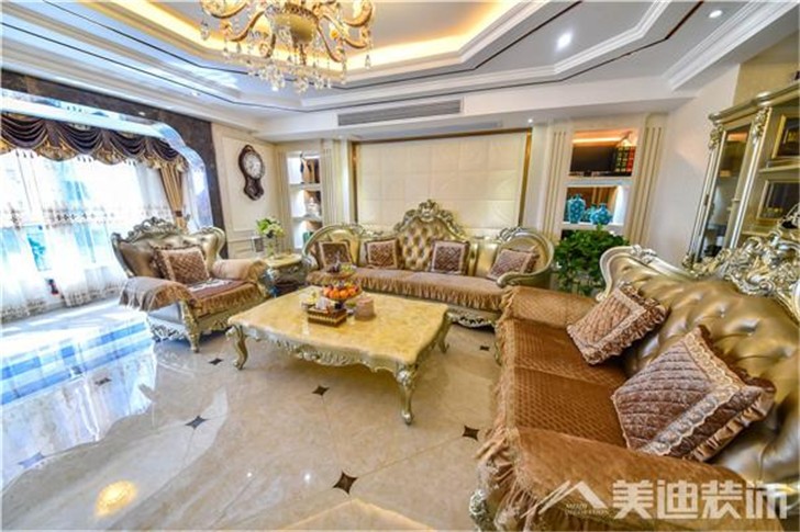 长沙洋湖公馆装修案例-客厅