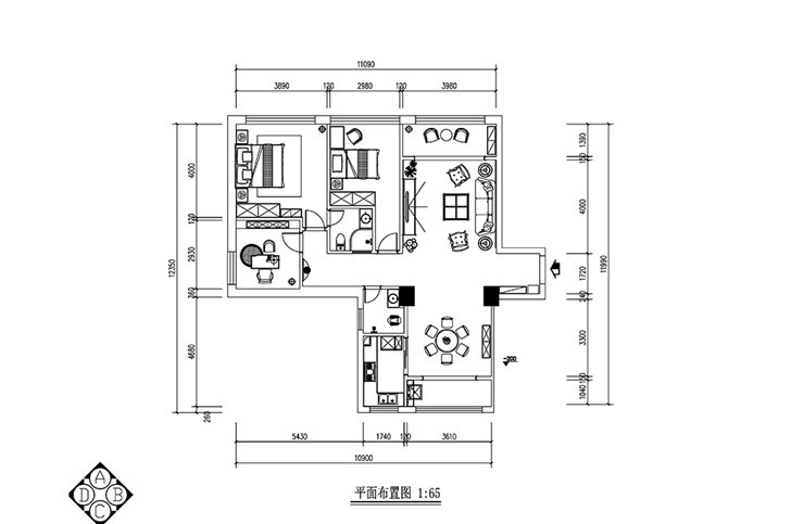整装1号产品-户型图