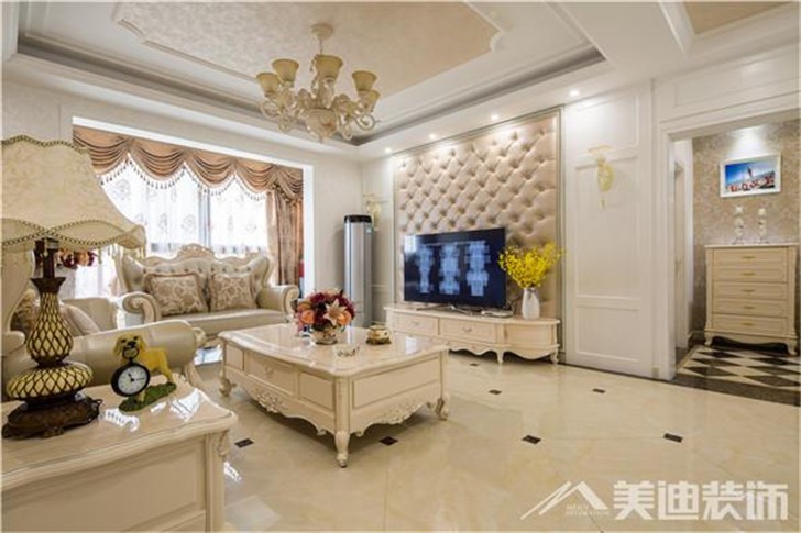 长沙湘江世纪城案例-客厅