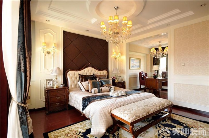 长沙世茂铂翠湾装修案例-卧室