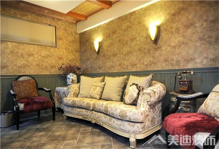 长沙水云间装修案例-客厅