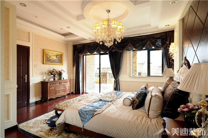 长沙世茂铂翠湾装修案例-卧室