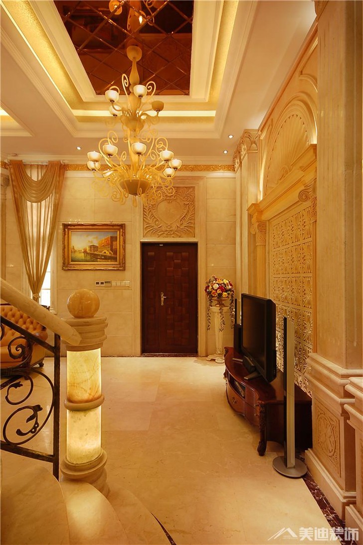 长沙水云间装修案例-客厅