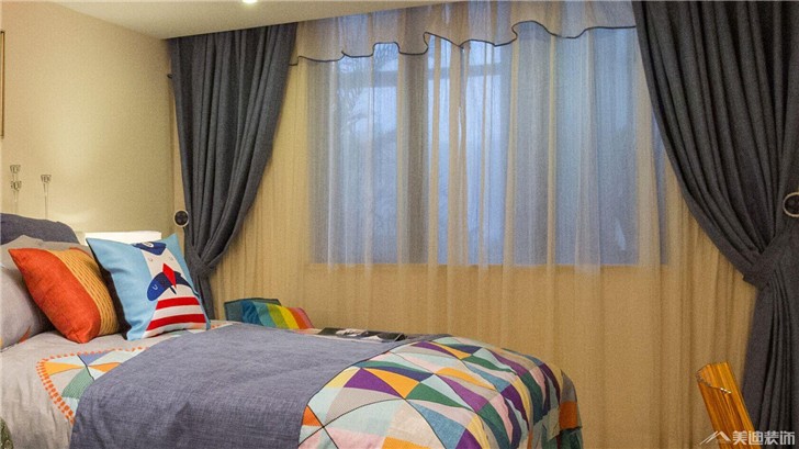 长沙天麓尚层公寓装修案例-卧室