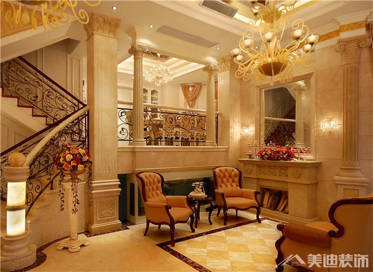 长沙水云间装修案例-客厅