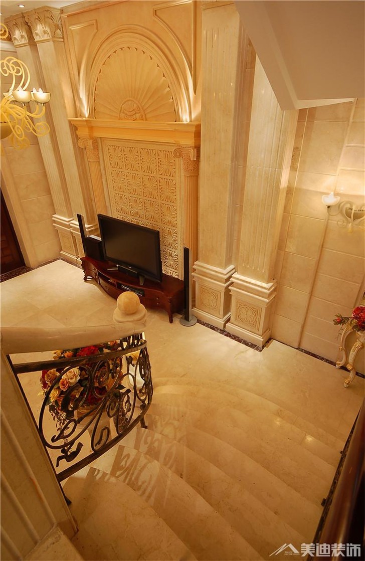 长沙水云间装修案例-客厅