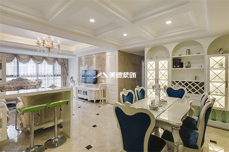 长沙万博汇140平修案例-餐厅