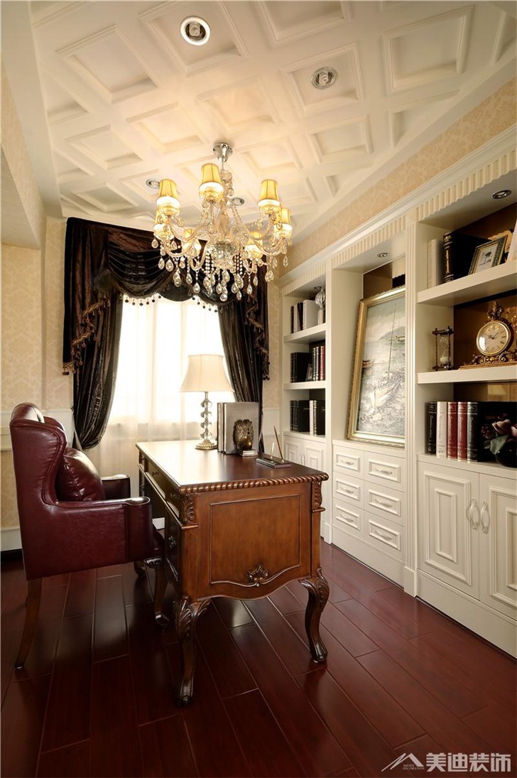 长沙世茂铂翠湾装修案例-书房