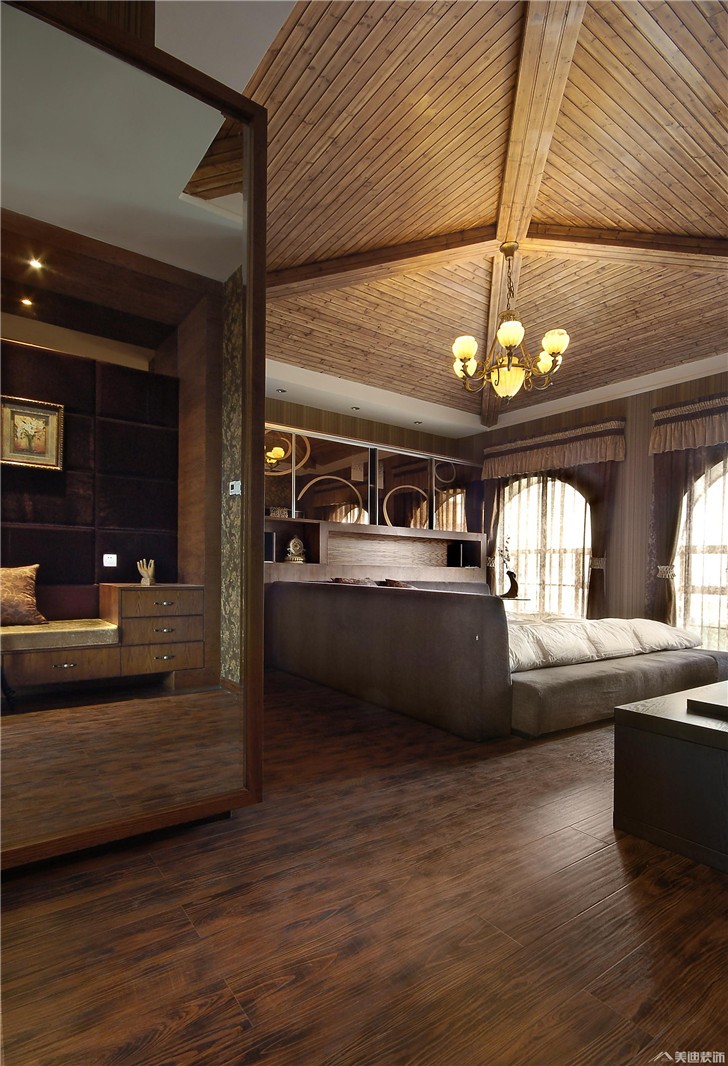 长沙水云间装修案例-卧室