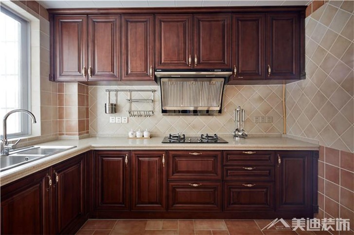 长沙香樟景苑300平装修案例-厨房