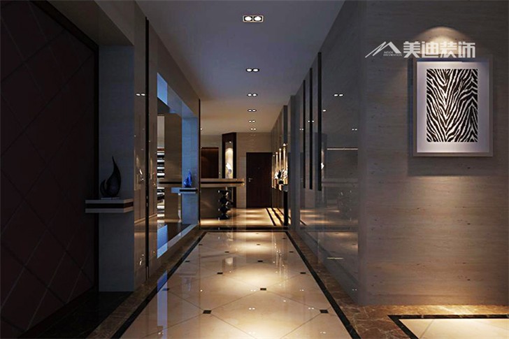 檀香山别墅装修案例-过道