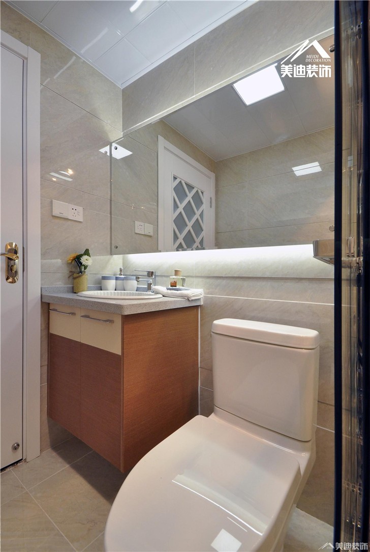 长沙万里时代装修案例-卫生间