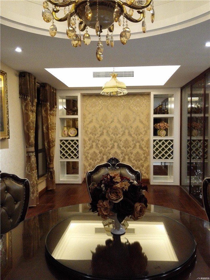 达美D区160㎡装修案例-餐厅