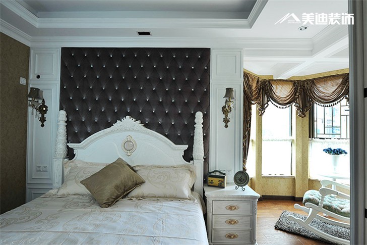 藏珑中式装修案例-卧室