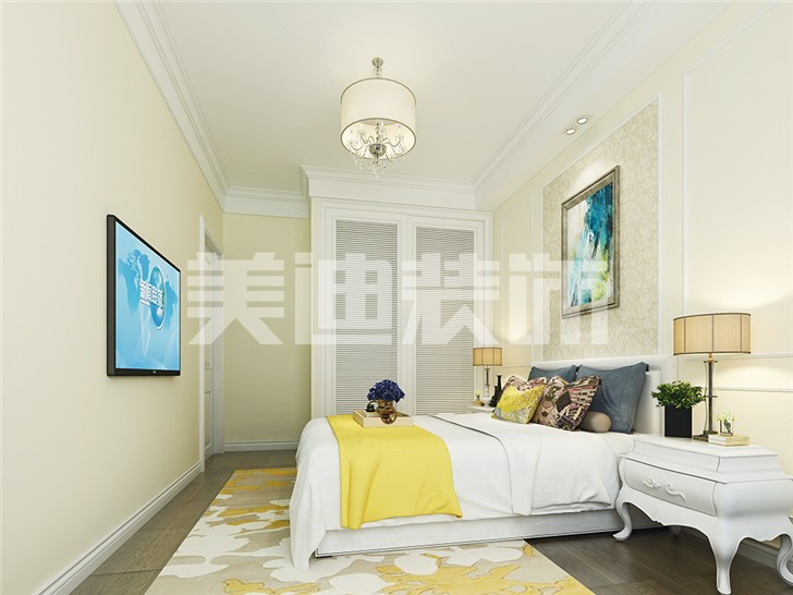 欧式90㎡整装案例-卧室