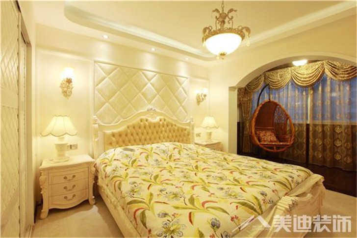 黎郡新宇装修案例-卧室