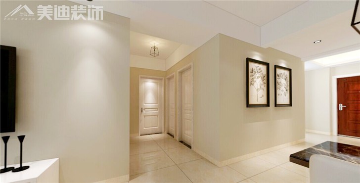 海洋半岛现代风装修案例-过道