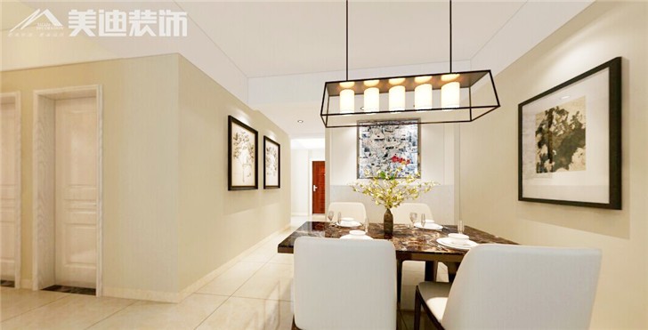 海洋半岛现代风装修案例-餐厅