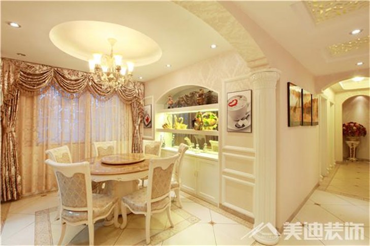 黎郡新宇装修案例-餐厅