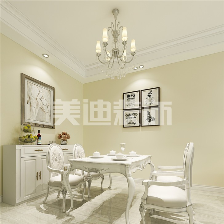 欧式90㎡整装案例-餐厅