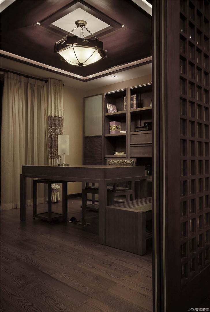梅溪湖280㎡装修案例-书房