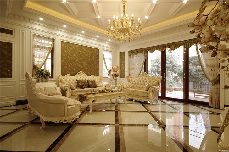 碧桂园别墅案例-客厅