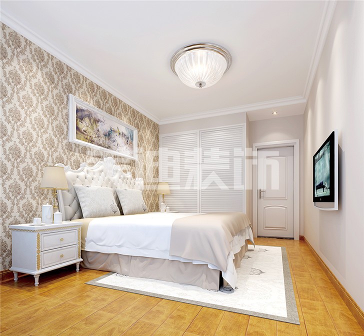 欧式85㎡整装案例-卧室