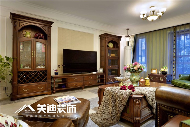 金地三千府220㎡装修案例-客厅