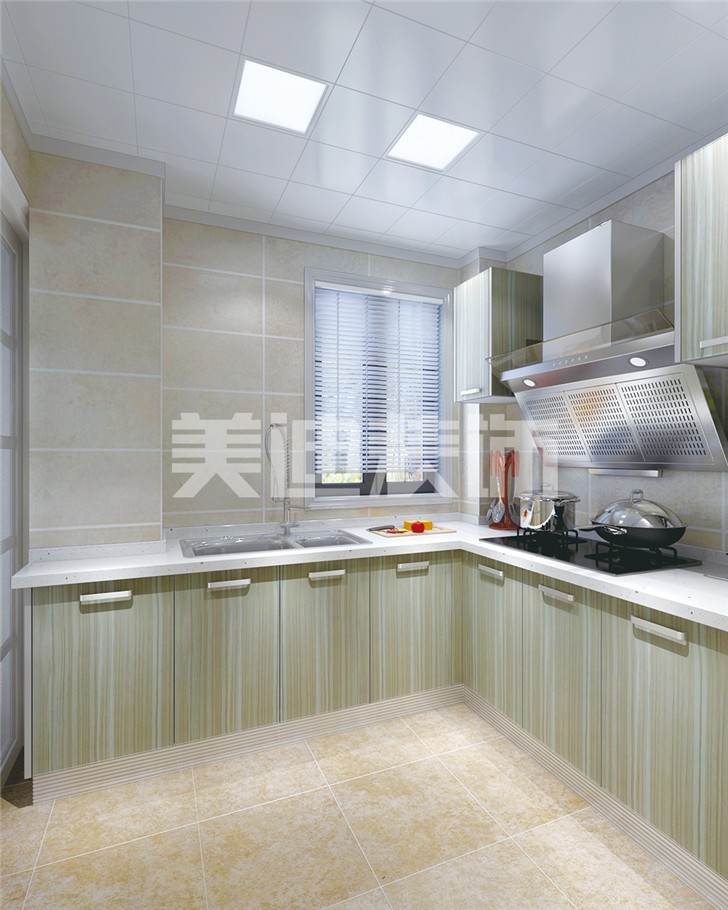 现代风85㎡整装案例-厨房