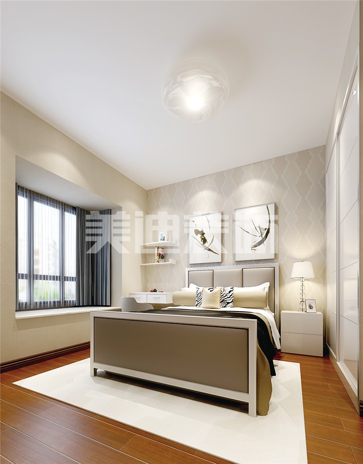 现代风85㎡整装案例-卧室