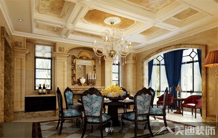 碧桂园600㎡别墅案例-餐厅